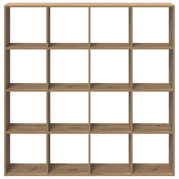 vidaXL Bookcase Artisan Oak 137.5x29x137.5 cm Engineered Wood