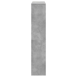 vidaXL Bookcase Concrete Gray 102x29x143 cm Engineered Wood