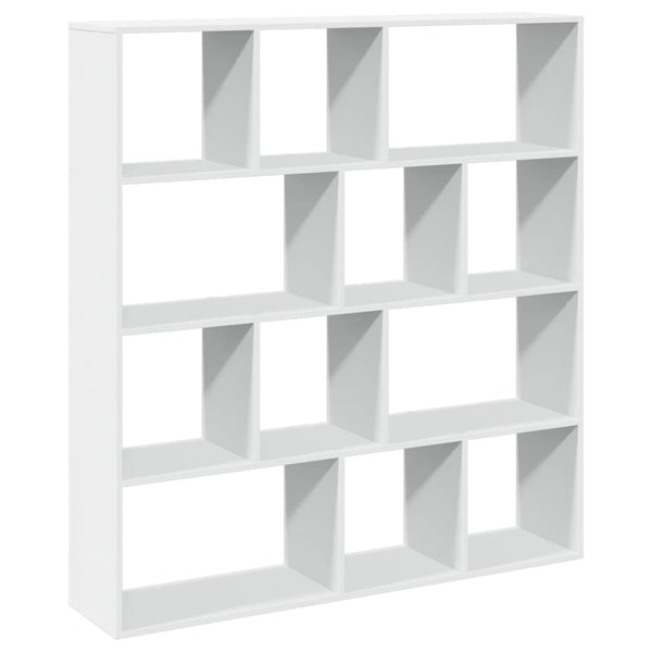 vidaXL Bookcase White 132x29x141.5 cm Engineered Wood