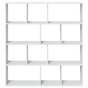 vidaXL Bookcase White 132x29x141.5 cm Engineered Wood