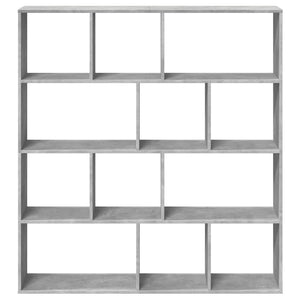 vidaXL Bookshelf Concrete Grey 132x29x141.5 cm Engineered Wood