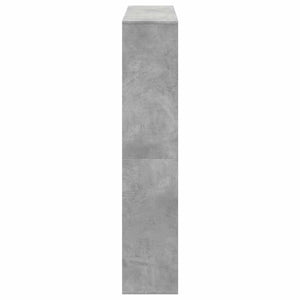vidaXL Bookshelf Concrete Grey 132x29x141.5 cm Engineered Wood