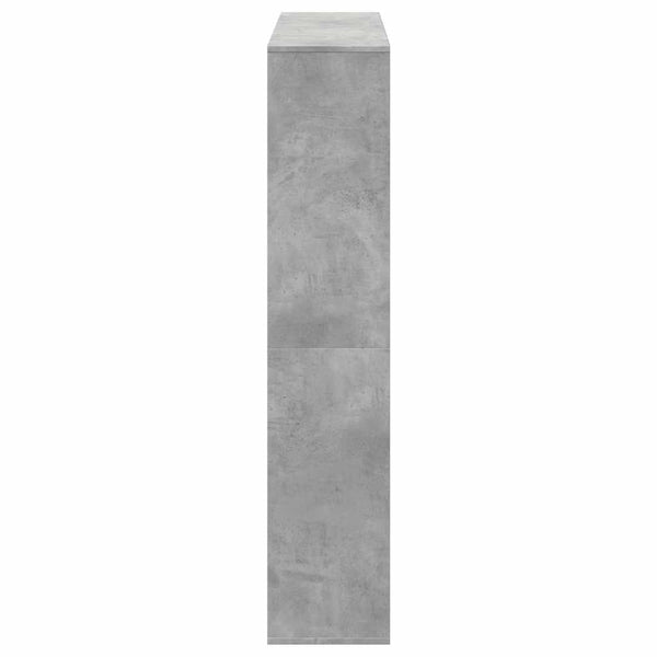 vidaXL Bookshelf Concrete Grey 132x29x141.5 cm Engineered Wood