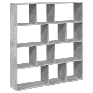 vidaXL Bookshelf Concrete Grey 132x29x141.5 cm Engineered Wood