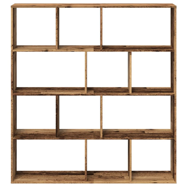 vidaXL Bookcase Reclaimed Wood Look 132x29x141.5 cm Engineered Wood