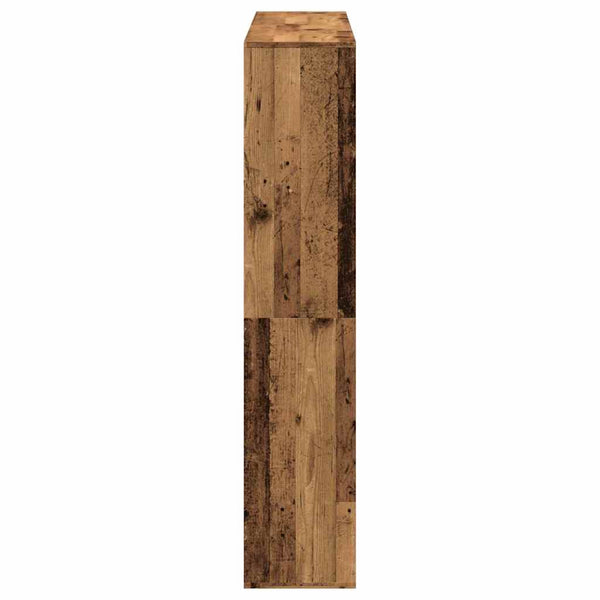 vidaXL Bookcase Reclaimed Wood Look 132x29x141.5 cm Engineered Wood