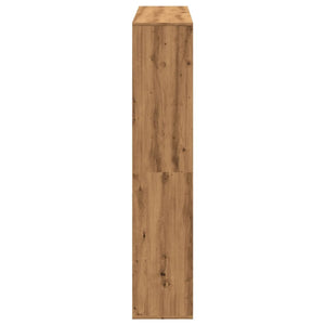 vidaXL Bookcase Artisan Oak 132x29x141.5 cm Engineered Wood