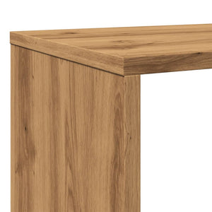 vidaXL Bookcase Artisan Oak 132x29x141.5 cm Engineered Wood