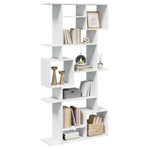 vidaXL Bookcase White 92x29x188 cm Engineered Wood