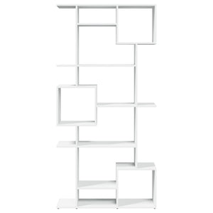 vidaXL Bookcase White 92x29x188 cm Engineered Wood