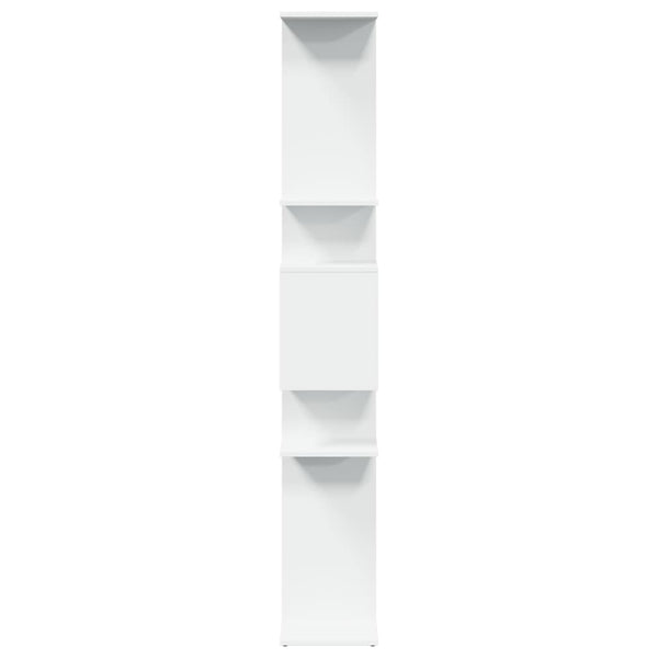 vidaXL Bookcase White 92x29x188 cm Engineered Wood
