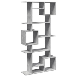 vidaXL Bookcase Concrete Grey 92x29x188 cm Engineered Wood
