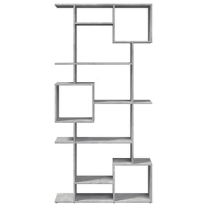 vidaXL Bookcase Concrete Grey 92x29x188 cm Engineered Wood