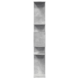 vidaXL Bookcase Concrete Grey 92x29x188 cm Engineered Wood