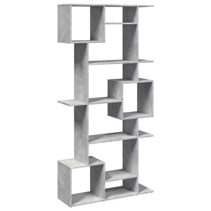 vidaXL Bookcase Concrete Grey 92x29x188 cm Engineered Wood