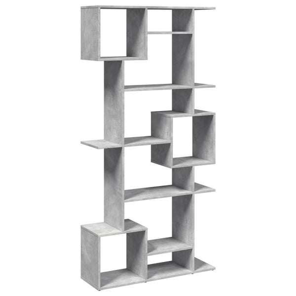 vidaXL Bookcase Concrete Grey 92x29x188 cm Engineered Wood