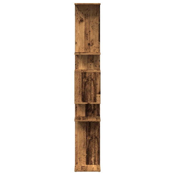 vidaXL Bookshelf Smoked Oak 92x29x188 cm Engineered Wood