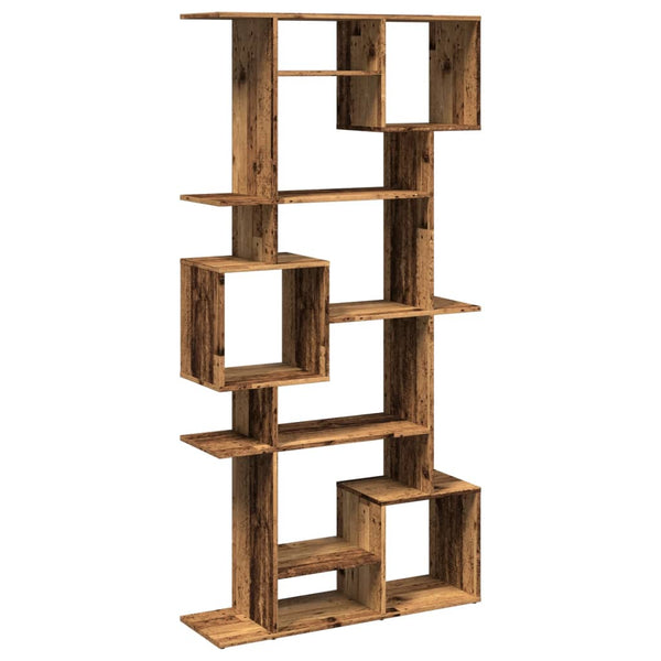 vidaXL Bookcase Reclaimed Wood Look 92x29x188 cm Engineered Wood