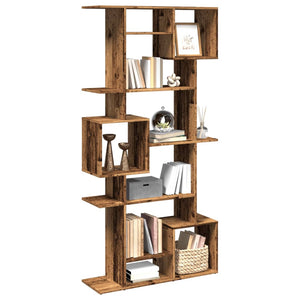 vidaXL Bookcase Reclaimed Wood Look 92x29x188 cm Engineered Wood