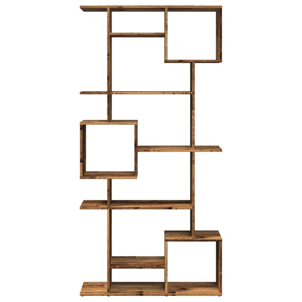 vidaXL Bookcase Reclaimed Wood Look 92x29x188 cm Engineered Wood