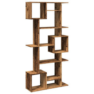 vidaXL Bookcase Reclaimed Wood Look 92x29x188 cm Engineered Wood