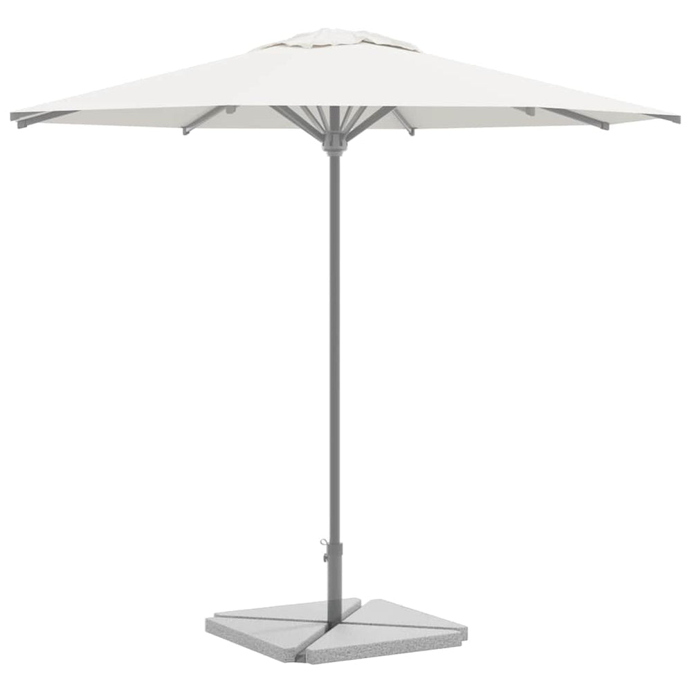 vidaXL Parasol Weight Plates 4 pcs. Grey Granite Triangular 14 kg