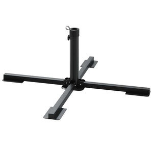 vidaXL 5-piece Parasol Base Set Granite and Steel