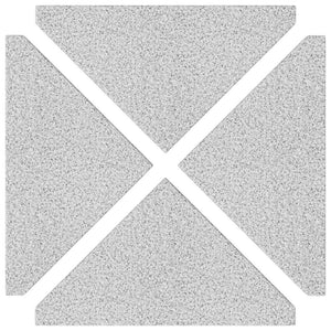 vidaXL 5-piece Parasol Base Set Granite and Steel