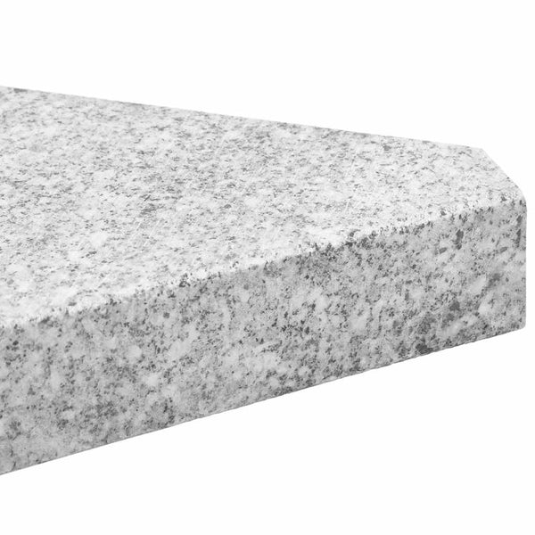 vidaXL 5-piece Parasol Base Set Granite and Steel