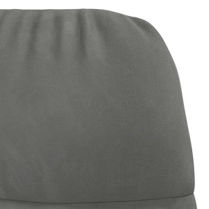 vidaXL Rocking Chair Dark Grey Velvet