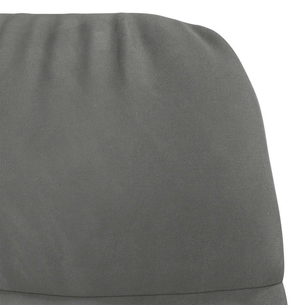 vidaXL Rocking Chair Dark Grey Velvet