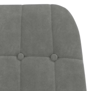 vidaXL Recliner Dark Grey Velvet