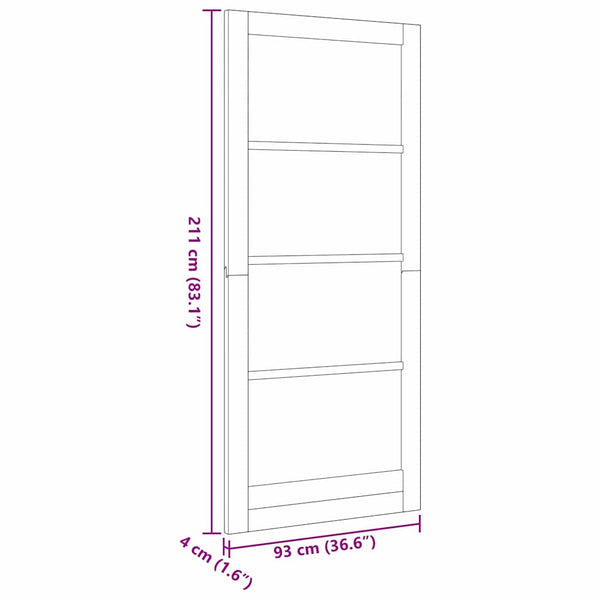Innentür ORKDAL Braun 93x211 cm