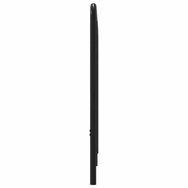 vidaXL Replacement Headboard Smoked Oak 190 cm Steel and Engineered Wood