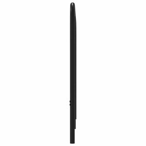 vidaXL Replacement Headboard Smoked Oak 200 cm Steel and Engineered Wood
