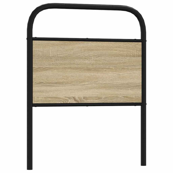 vidaXL Replacement Headboard Sonoma Oak 80 cm Steel and Engineered Wood