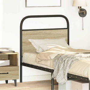 vidaXL Replacement Headboard Sonoma Oak 80 cm Steel and Engineered Wood