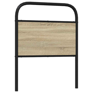 vidaXL Replacement Headboard Sonoma Oak 80 cm Steel and Engineered Wood