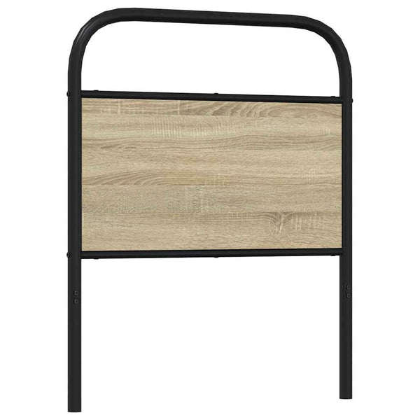 vidaXL Replacement Headboard Sonoma Oak 80 cm Steel and Engineered Wood