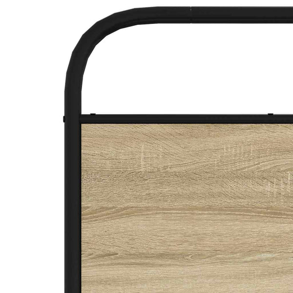vidaXL Replacement Headboard Sonoma Oak 80 cm Steel and Engineered Wood