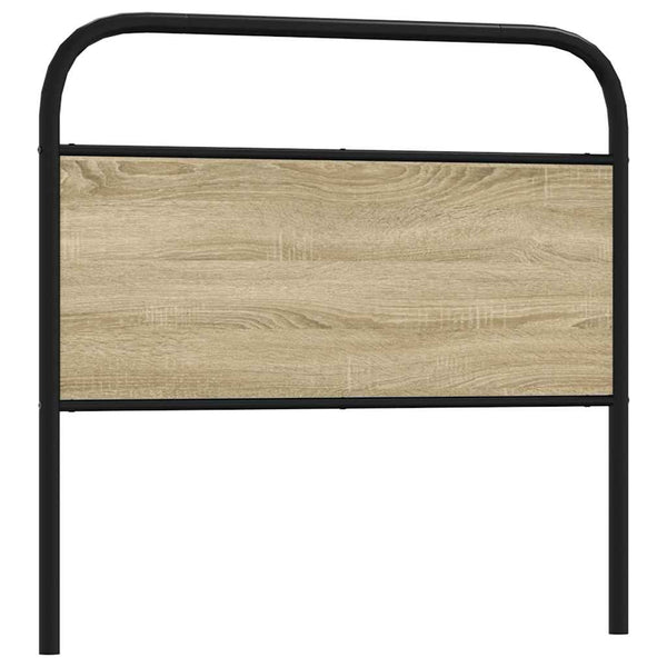 vidaXL Replacement Headboard Sonoma Oak 100 cm Steel and Engineered Wood