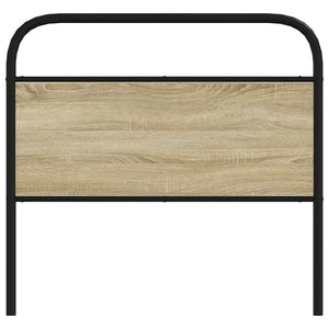 vidaXL Replacement Headboard Sonoma Oak 100 cm Steel and Engineered Wood