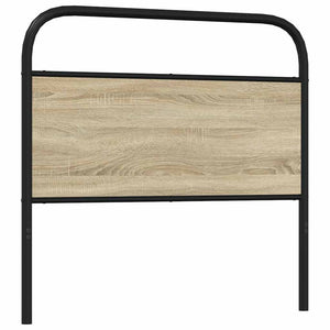 vidaXL Replacement Headboard Sonoma Oak 100 cm Steel and Engineered Wood