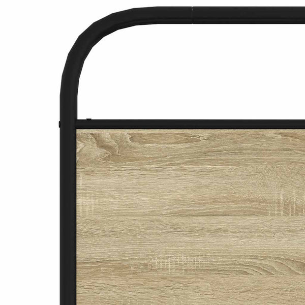 vidaXL Replacement Headboard Sonoma Oak 100 cm Steel and Engineered Wood