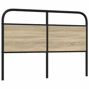 vidaXL Replacement Headboard Sonoma Oak 135 cm Steel and Engineered Wood