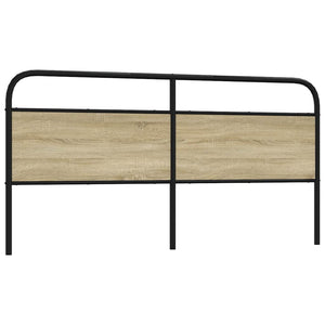 vidaXL Replacement Headboard Sonoma Oak 180 cm Steel and Engineered Wood