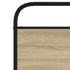 vidaXL Replacement Headboard Sonoma Oak 180 cm Steel and Engineered Wood