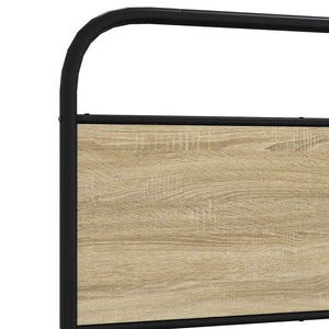 vidaXL Bed Frame without Mattress 80x200 cm Sonoma Oak Engineered Wood