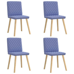 4er Set Esszimmerstühle Jeansblau