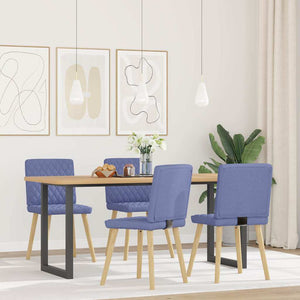 4er Set Esszimmerstühle Jeansblau